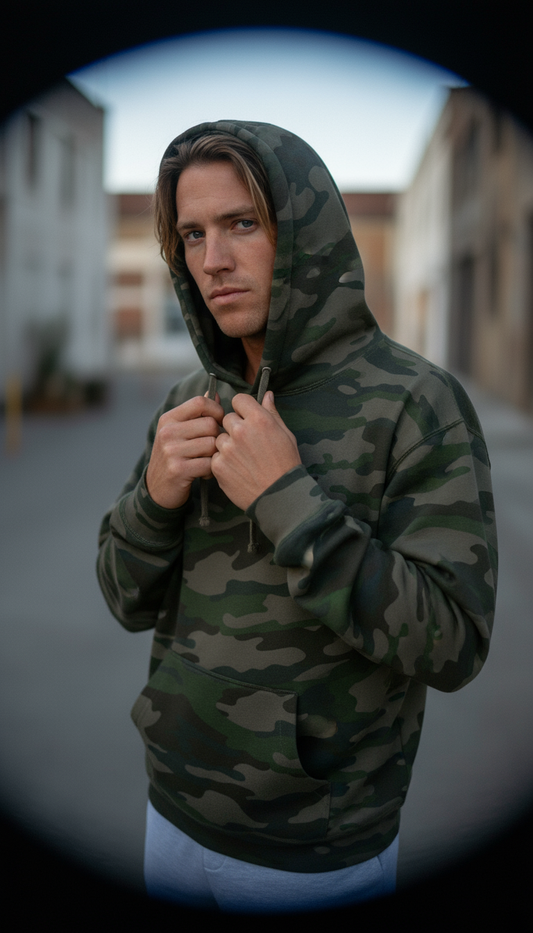 Faith & Field Camo Hoodie