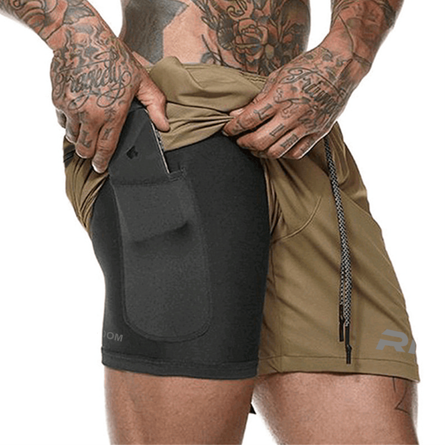 Nick 2 in 1 Shorts - revvathletic
