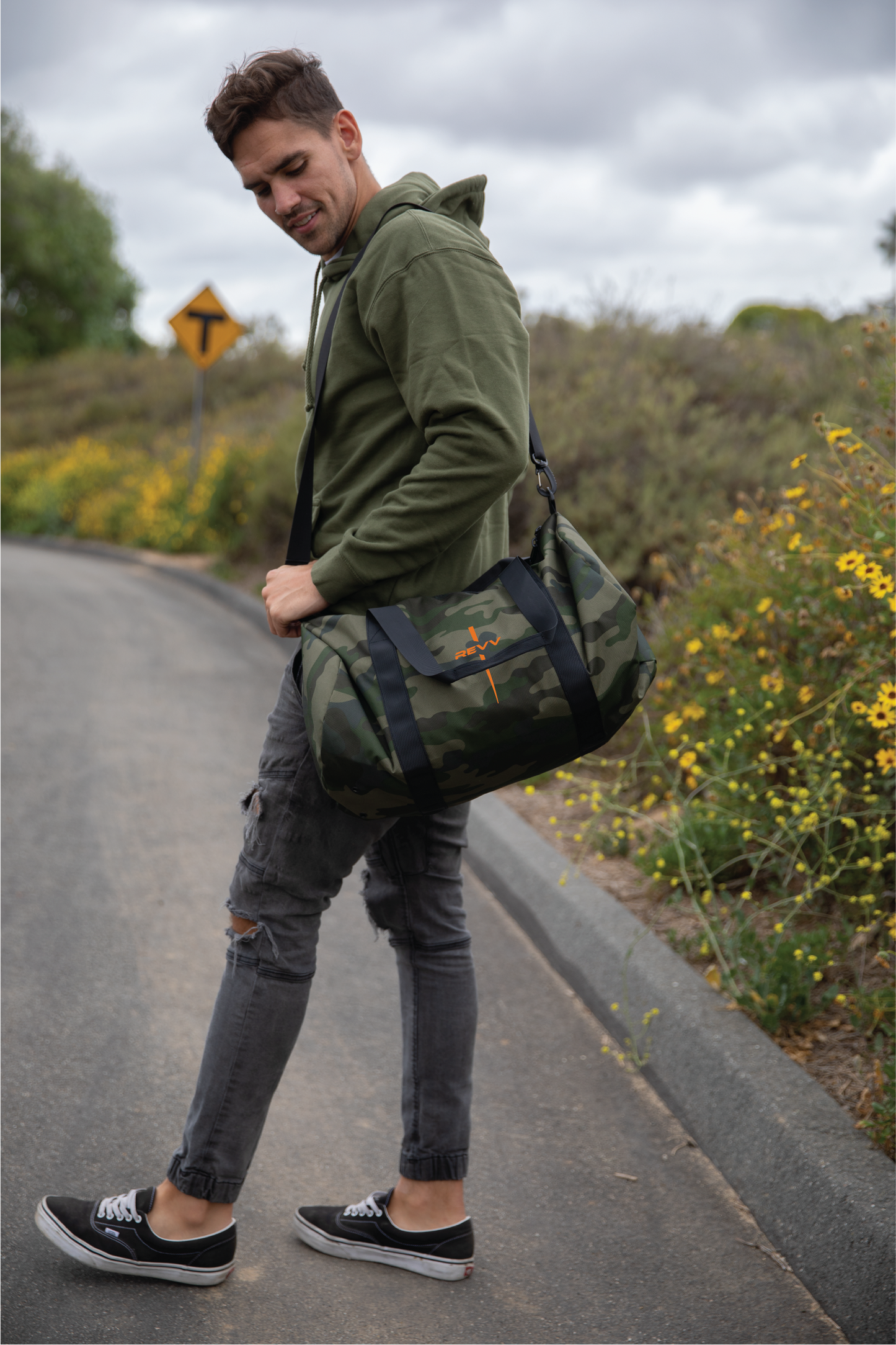 Brotherhood Tactical Duffle in Forest Camo
