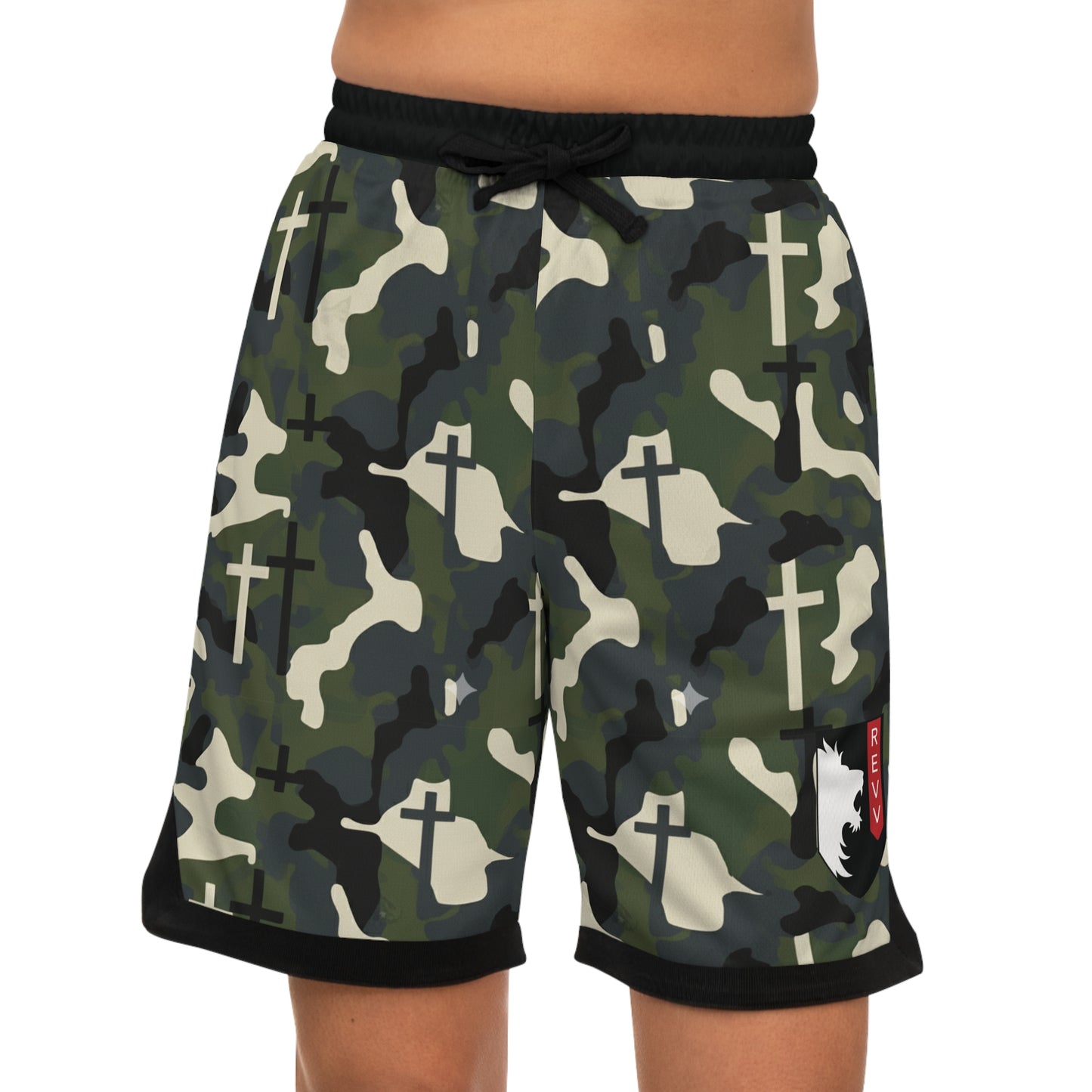 Christian Camo Shorts