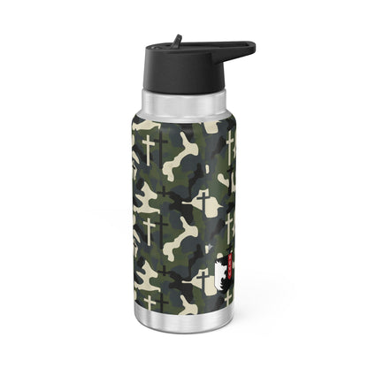 Christian Camo Tumbler | 32oz Hydration Station- thirst for righteousness.