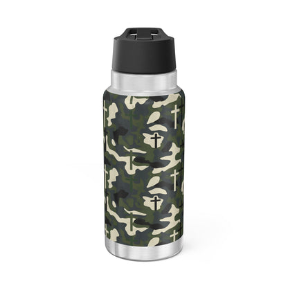 Christian Camo Tumbler | 32oz Hydration Station- thirst for righteousness.