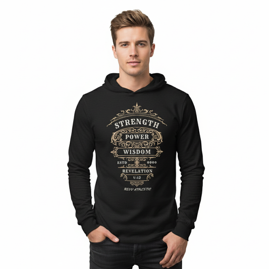 Hooded long-sleeve tee